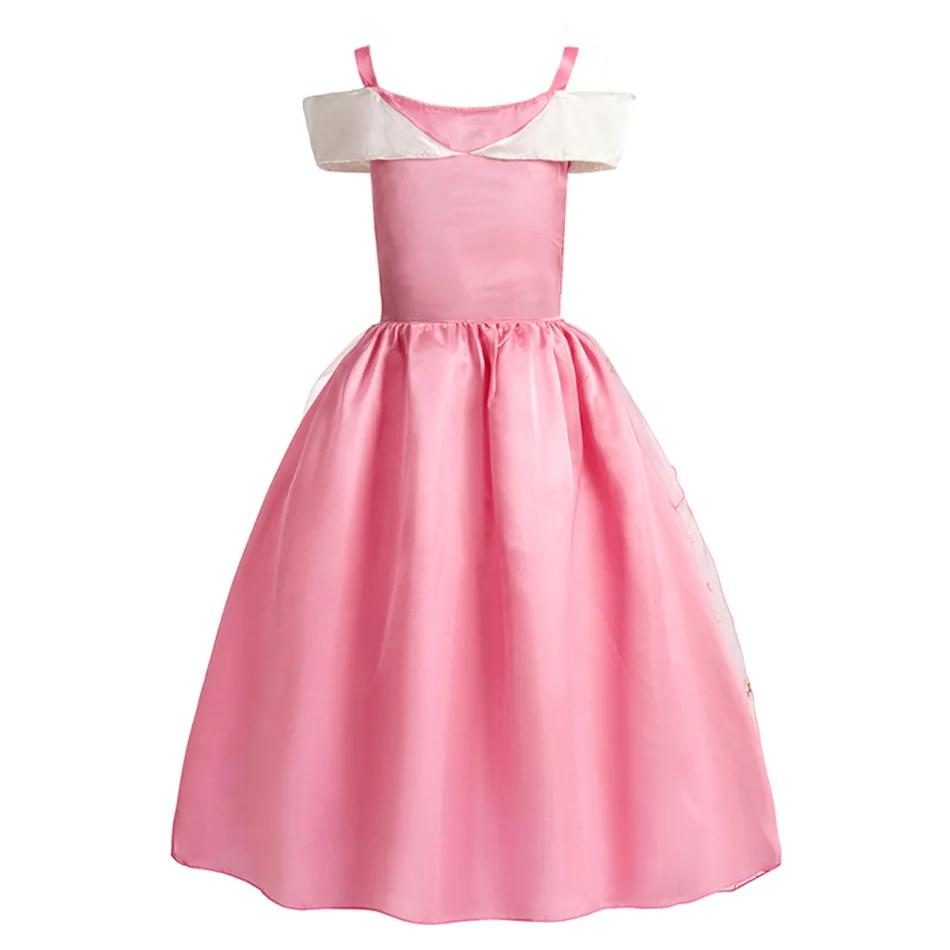 Déguisement d'halloween pour enfants, aurore cendrillon, princesse Disney, déguisement de Festival, 