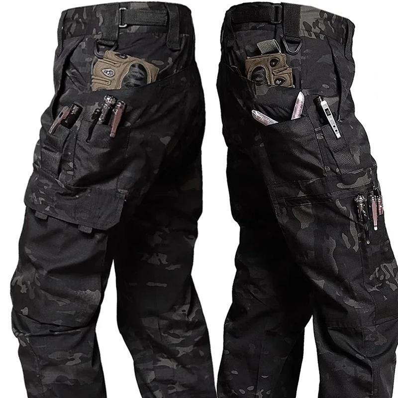 Nouveau pantalon de travail tactique hommes décontracté extérieur imperméable Cargo pantalon 2/1 piè