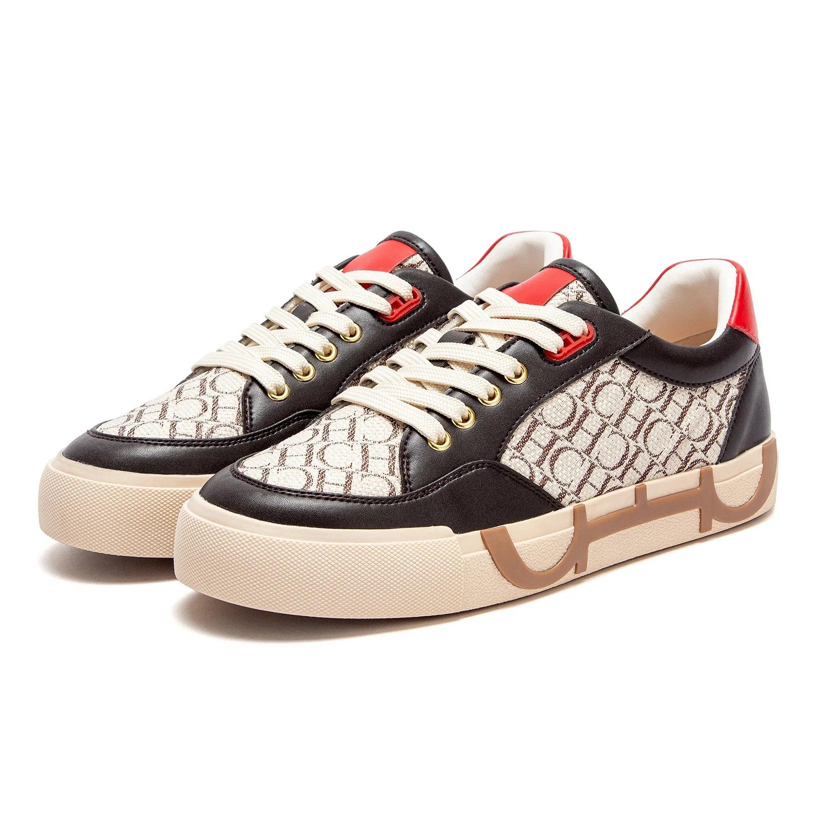 C-H femme chaussures de marche nouveau Design d'épissure chaussures décontractées Correction du sque