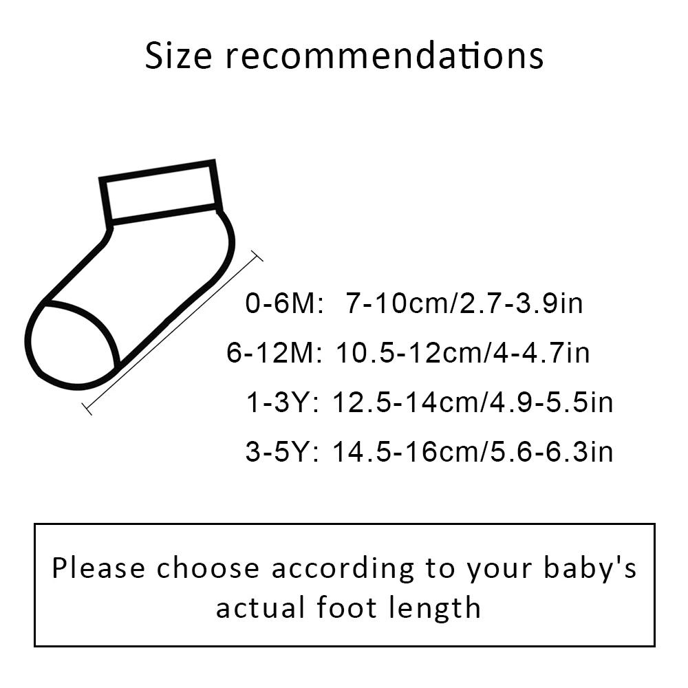 5 paires de chaussettes pour bébé, chaussettes basses à la cheville, chaussettes mignonnes à motif d
