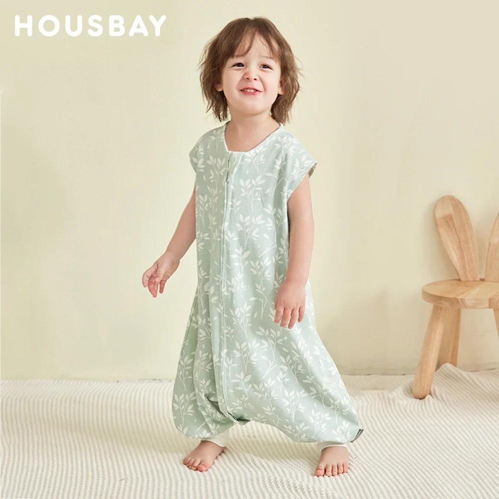 Sac de Couchage pour Enfant de 1 à 6 Ans, Combinaison d'Été, Glaçage Fin, Respirant, 100% Coton, Des