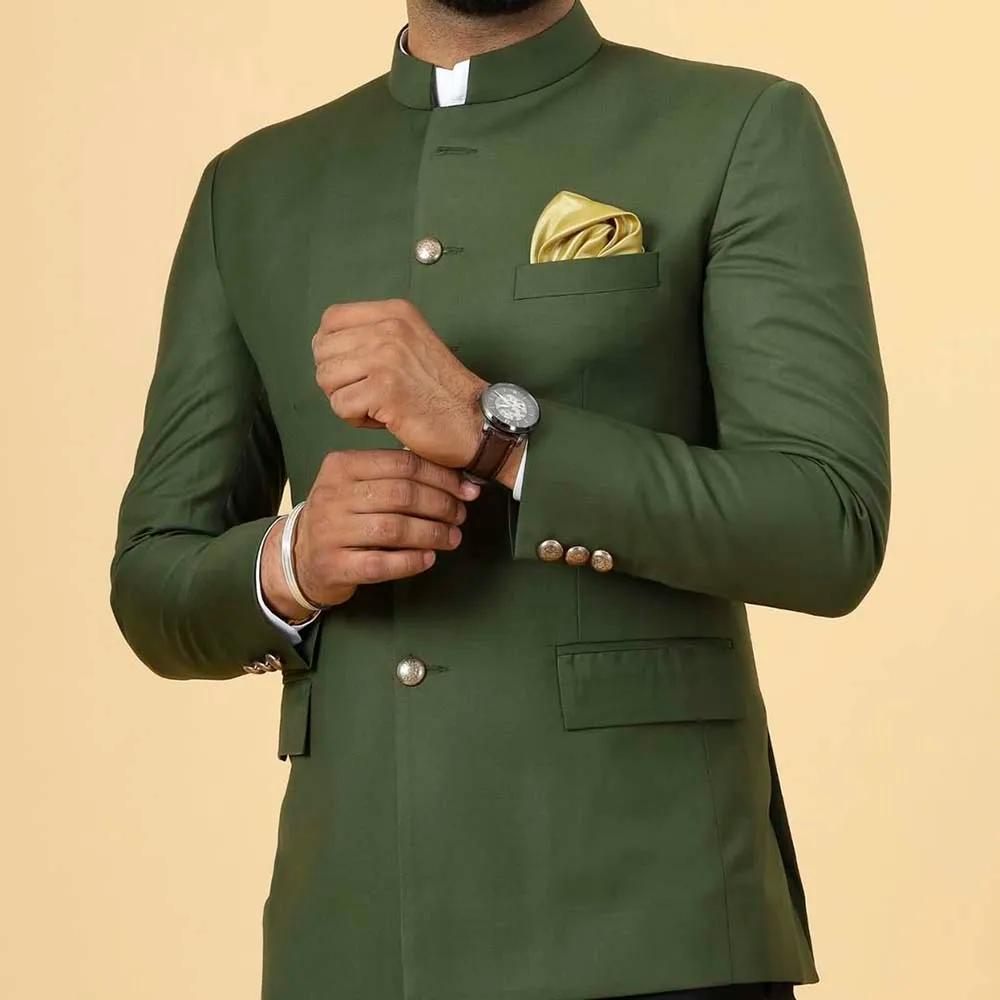 Costume Formel Slim Fit pour Homme, Blazer de Mariage Élégant, Simple Boutonnage, Revers Debout, Per