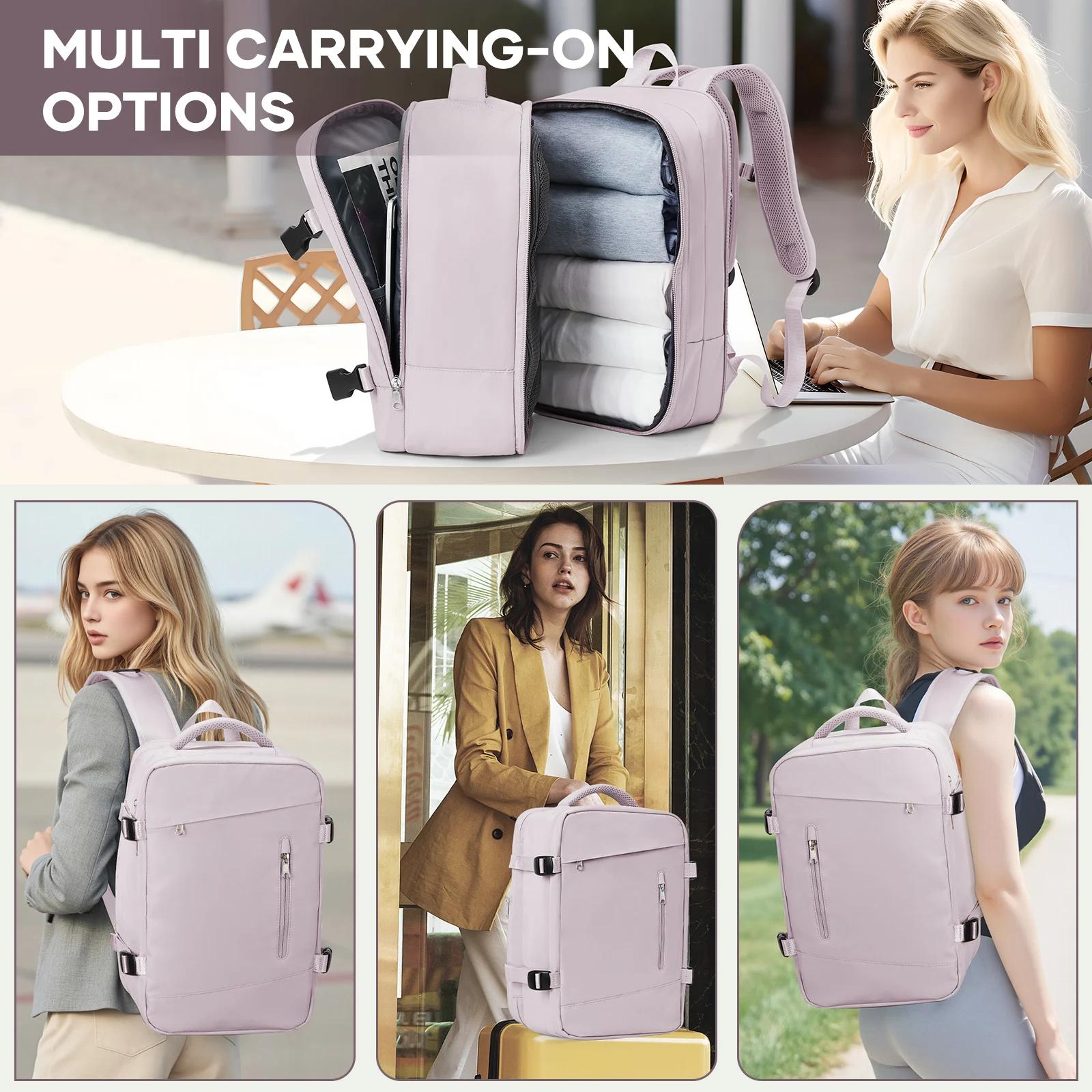 Wizzair 40x30x25 avion voyage sac à dos femmes sac à dos valise de voyage cabine sac hommes Laotop s