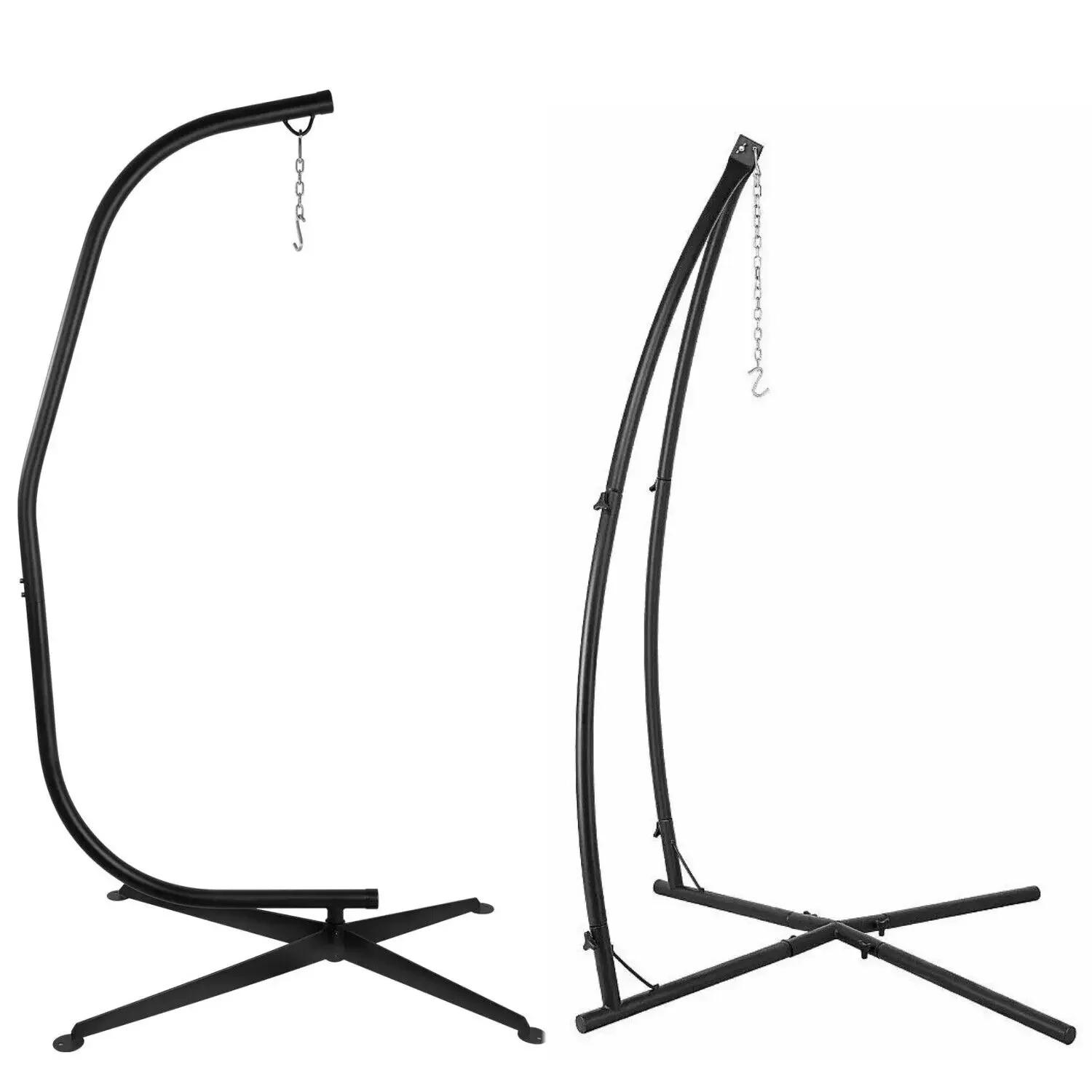 RapDuty-Hamac en métal avec support en C pour chaise, balançoire de porche, base de balançoire de ba