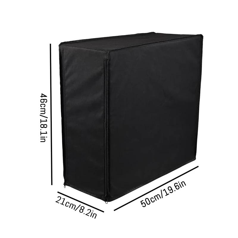 Housse anti-poussière pour boîtier d'ordinateur de bureau, sac de protection complet efficace, houss