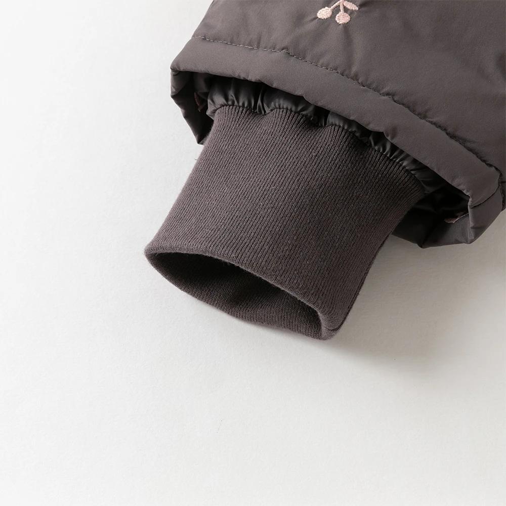 Dave Bella filles vers le bas pantalon automne hiver bébé taille élastique en peluche pantalon imper