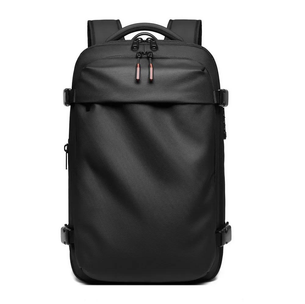 Sac à dos de voyage pour hommes sac à dos pour ordinateur portable à compression sous vide 17 pouces
