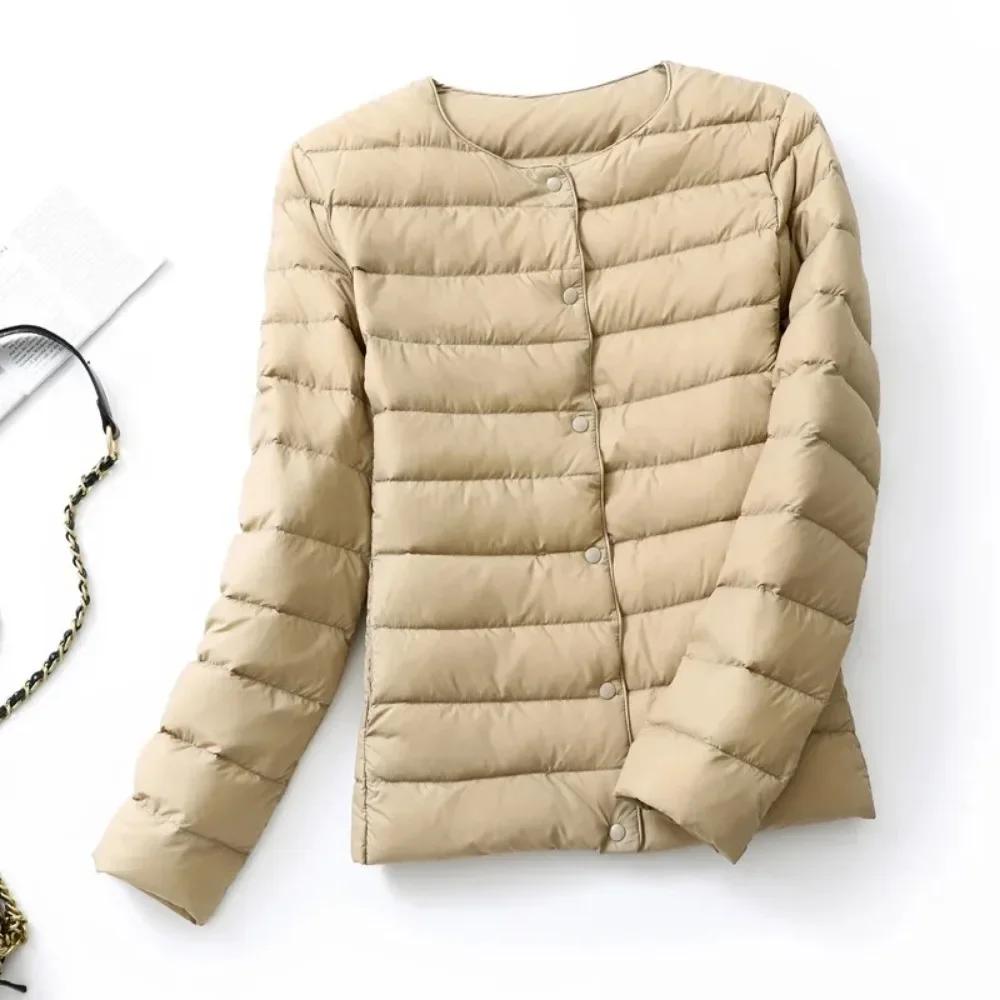 Doudoune femme Plus manteaux doudoune de canard léger femme tissu mat manteau léger chaud femme coup