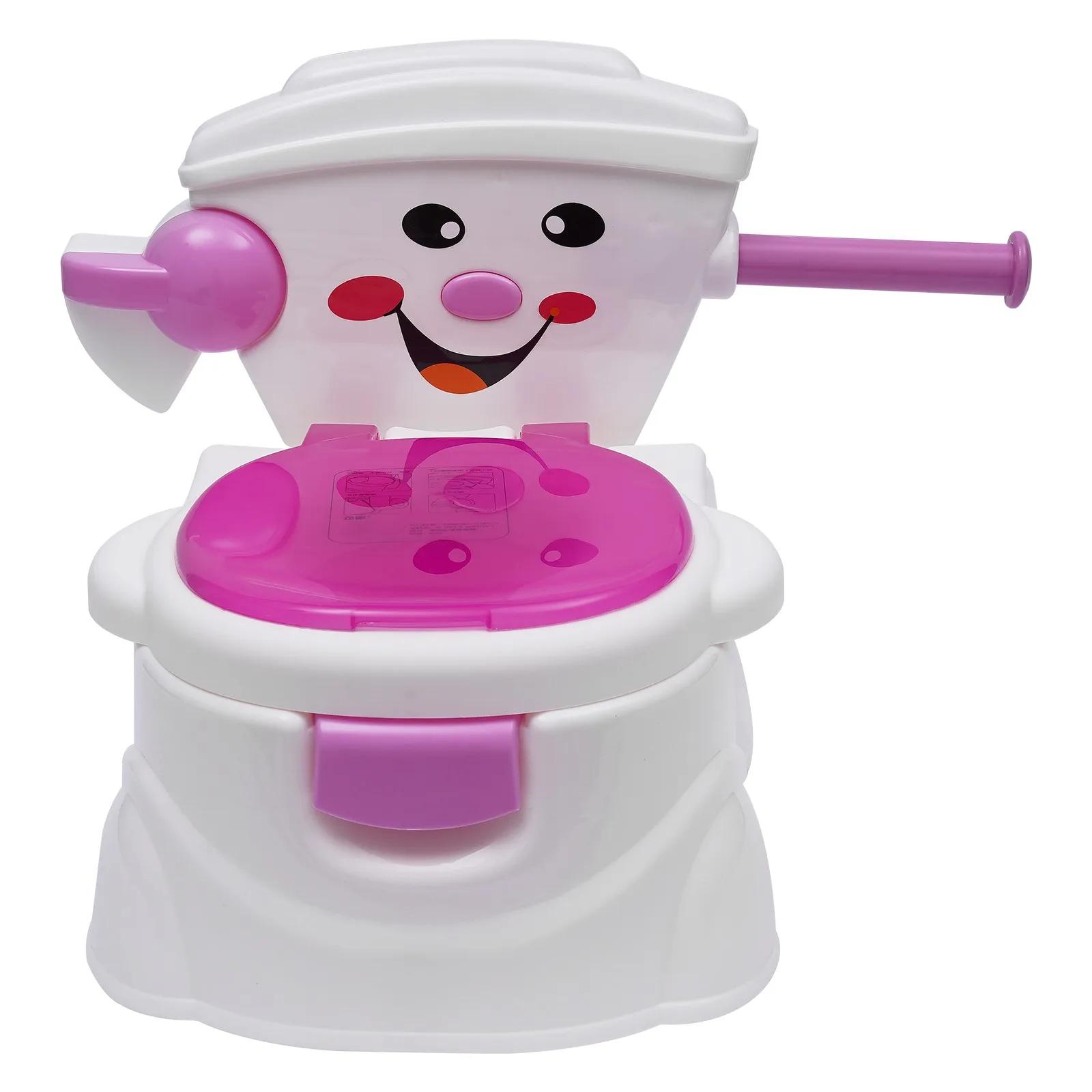 Siège de toilette portable pour enfants avec couvercle, design dessin animé, pour l'apprentissage de