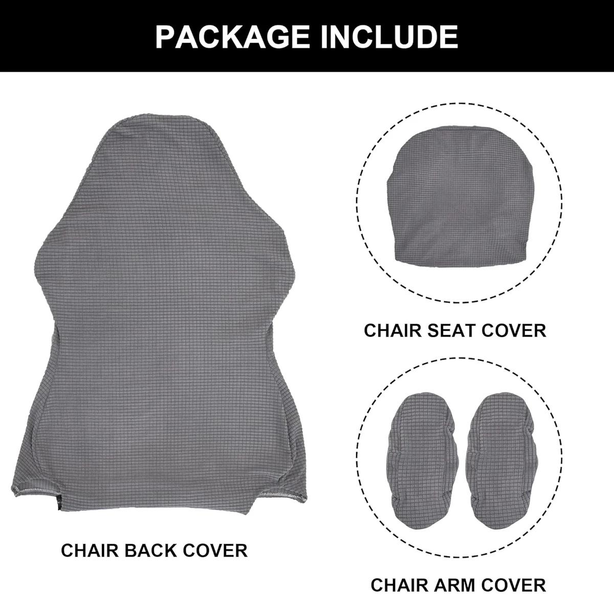 Housse de protection épaisse en Jacquard pour chaise de jeu d'ordinateur de bureau, extensible et in