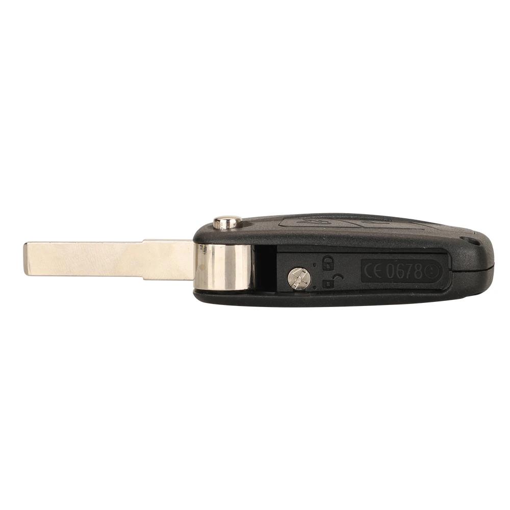 Jingyuqin clé de voiture pour FIAT doblo qubo 500 Punto Evo Grande fiorino pour Peugeot bipper citro
