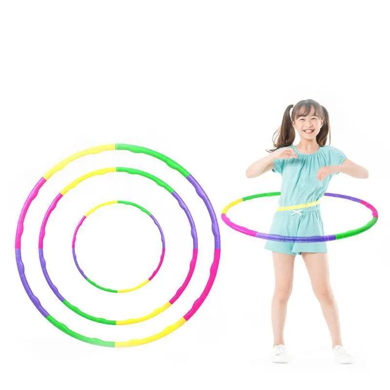 Jouet rotatif de taille pour enfants, cercle d'exercice détachable en plein air, équipement de fitne