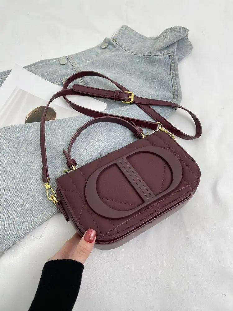 Sac à langer de luxe unique et élégant pour femmes, grande capacité, sac à bandoulière en cuir vinta