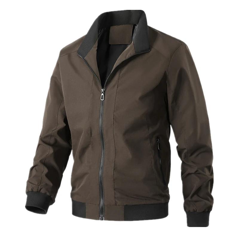 Veste bombardier pour hommes, mode printemps-automne, affaires, Streetwear décontracté, coupe-vent S