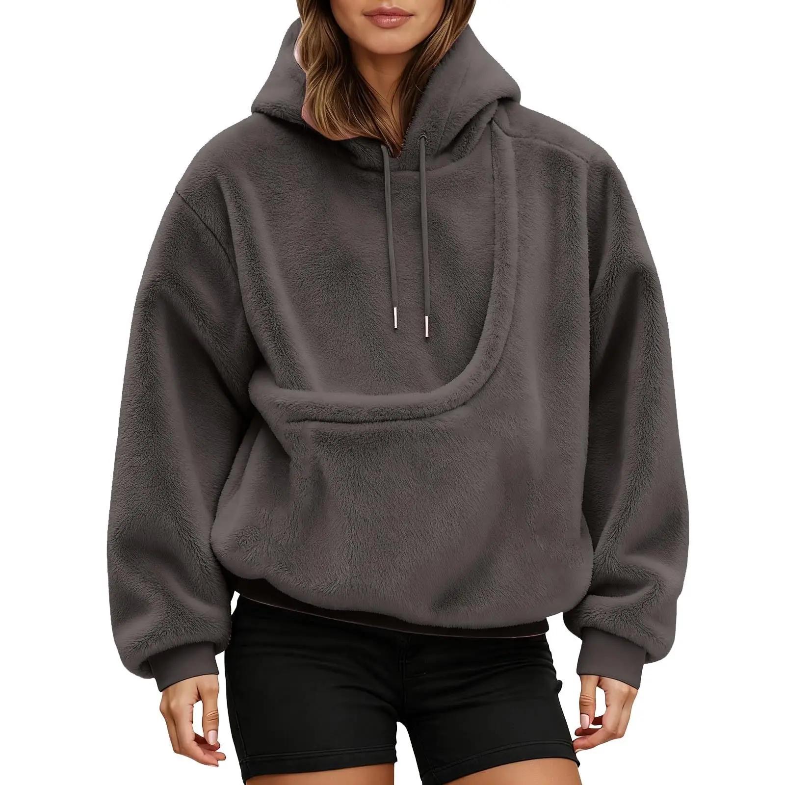 Sweat à capuche unisexe pour animaux de compagnie, sac pour chat et chien, sweat-shirt à manches lon