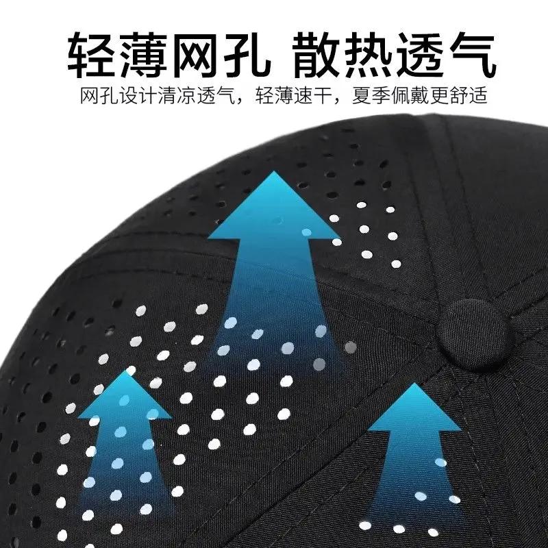 Casquette de Baseball à vaccage Rapide pour Homme, Chapeau d'Extérieur en Maille Respirante, Nouvell