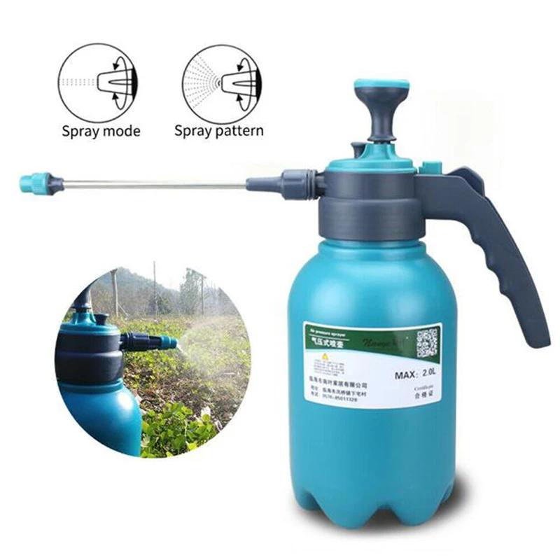 Bouteille de pulvérisation portative de jardin de pression de pulvérisateur chimique d'eau de 2L