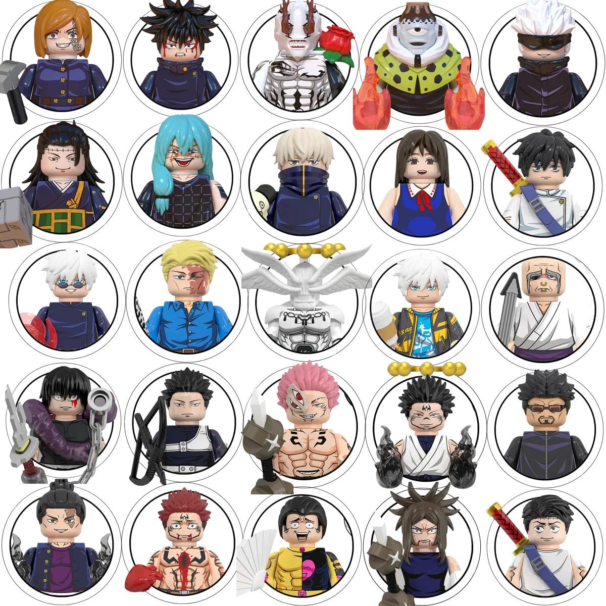 Boîte aveugle WM6139 WM6140 WM6149 WM6201 Jujutsu Kaisen, blocs de construction, Mini figurine d'act