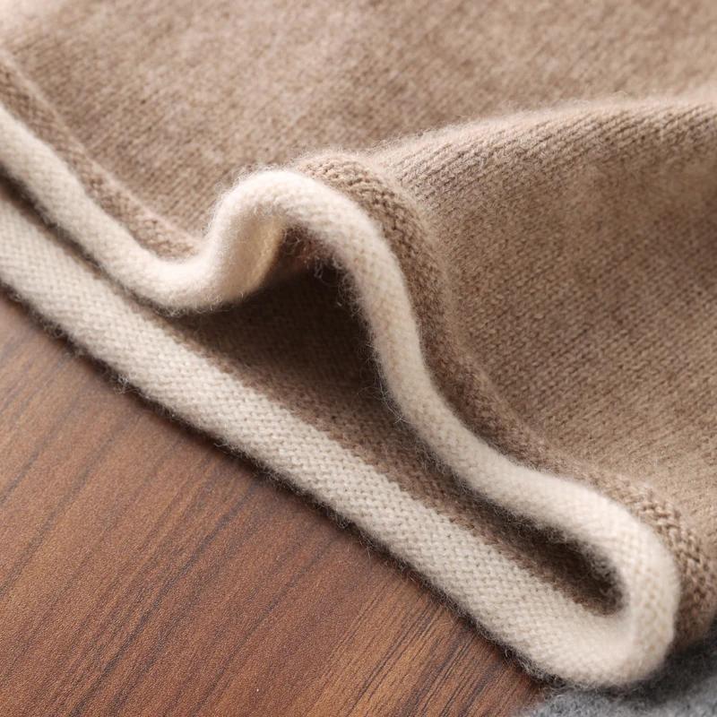Chapeau d'hiver à bords bouclés pour femmes, 100% laine mérinos tricotée, doux et chaud, à la mode, 