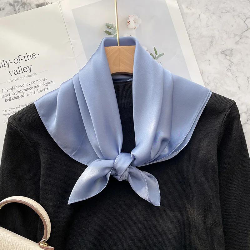 Foulards carrés pour femmes, écharpes rondes, écharpe de luxe, bandeau de sauna, hijab, châles de mû