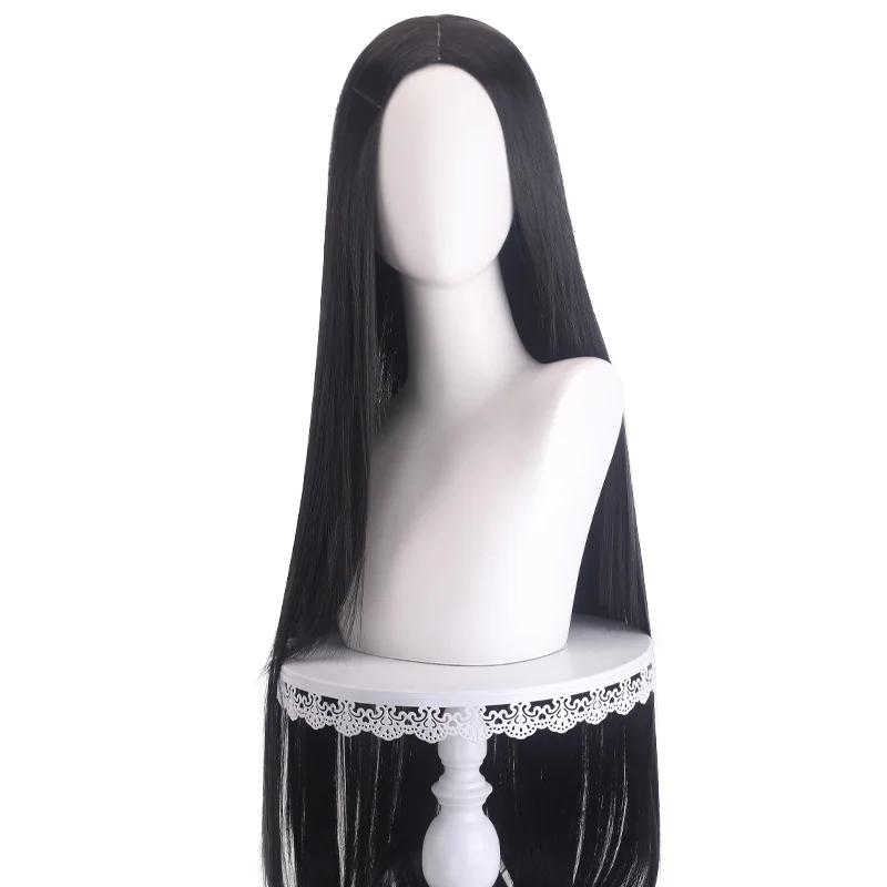 Perruque synthétique pour femmes, 40 pouces, couleur anime, longue et droite, frange fendue centrale