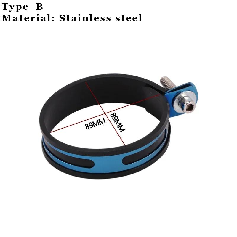 Tuyau d'échappement de moto 60.5mm, silencieux 51mm, cercle fixe universel, Support en Fiber de carb