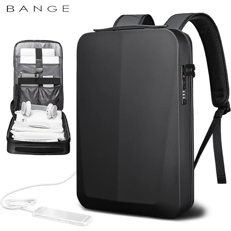 Bange sac à dos sac 15.6 pouces sacoche pour ordinateur portable hommes élégant étanche hommes Usb a