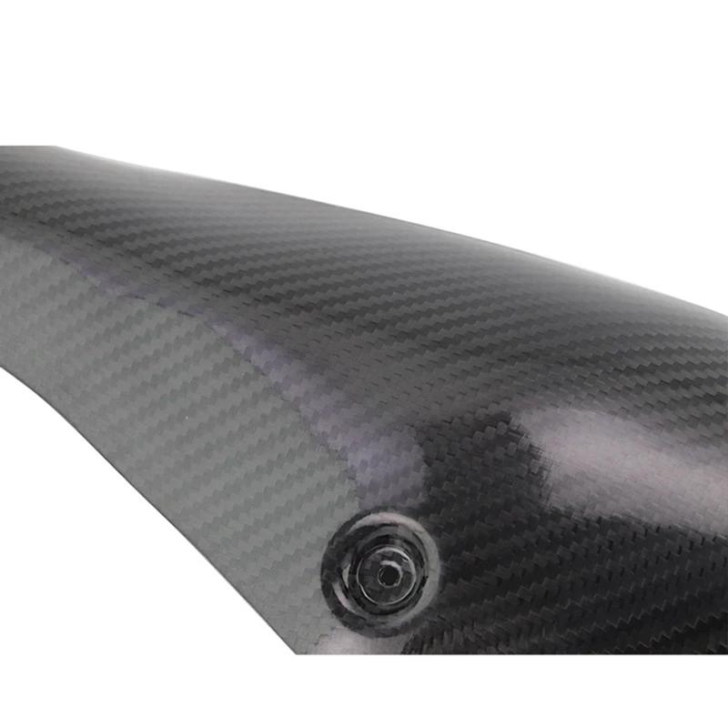 Couvercle de tuyau d'échappement en Fiber de carbone véritable, kit d'accessoires pour moto, DUKE 79