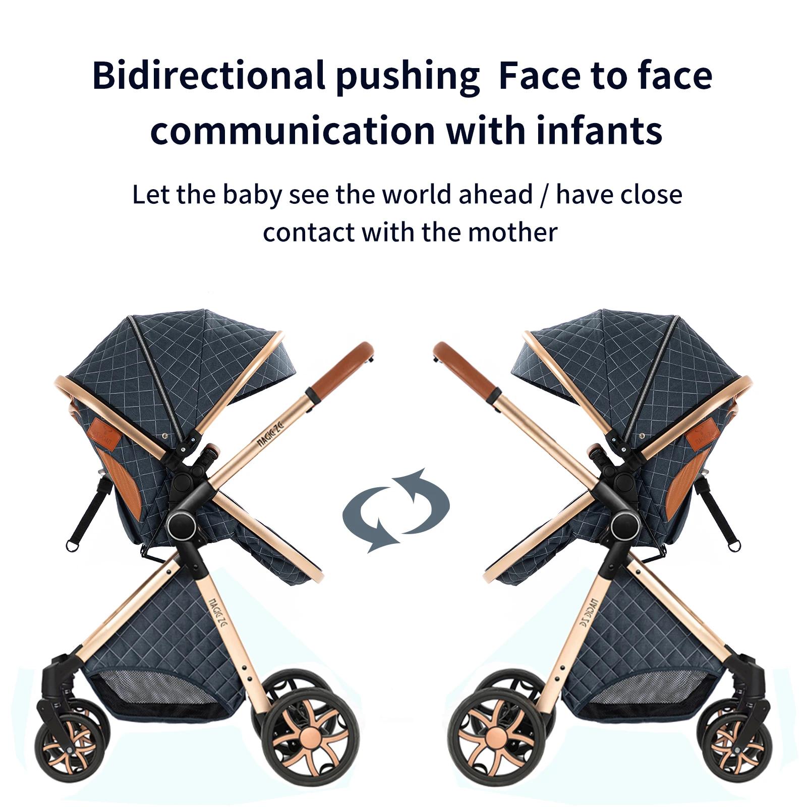 Poussette légère et portable pour bébé, système de voyage avec siège inclinable et panier de rangeme