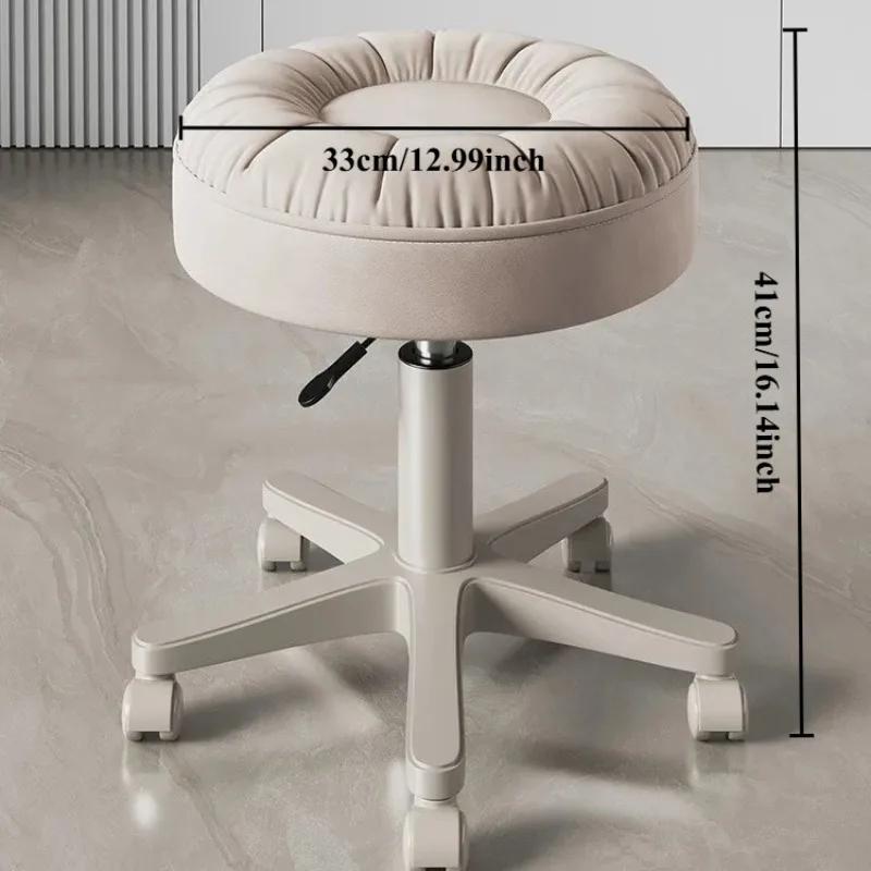 Tabouret de maquillage, chambre d'enfant haut de gamme de luxe légère, tabouret de coiffeuse de nouv