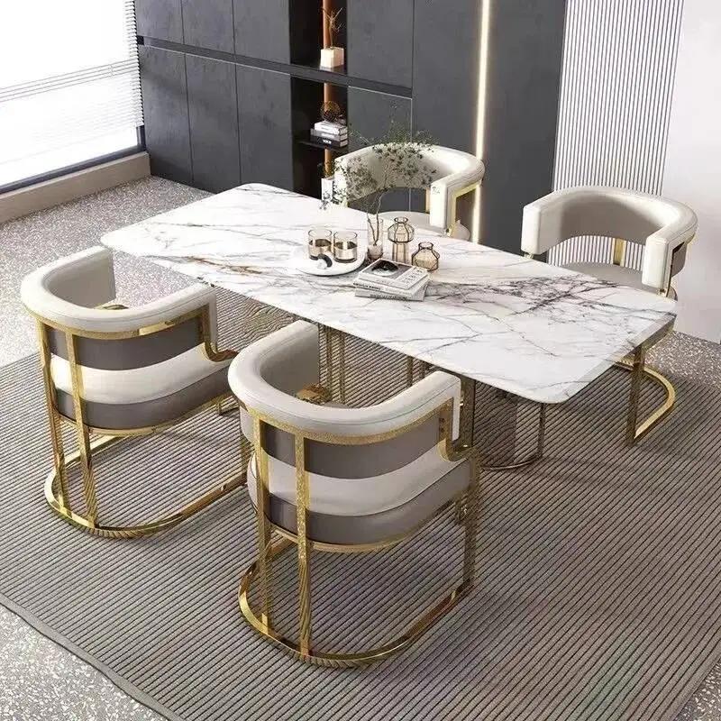 Chaises de salle à manger de luxe, chaises de bureau d'accueil pour hôtels, chaises de mahjong, chai