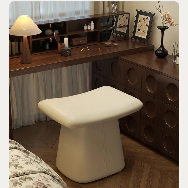 Tabouret de maquillage design, chaise de chambre à coucher, Nail Art, siège souple, sièges en cuir, 