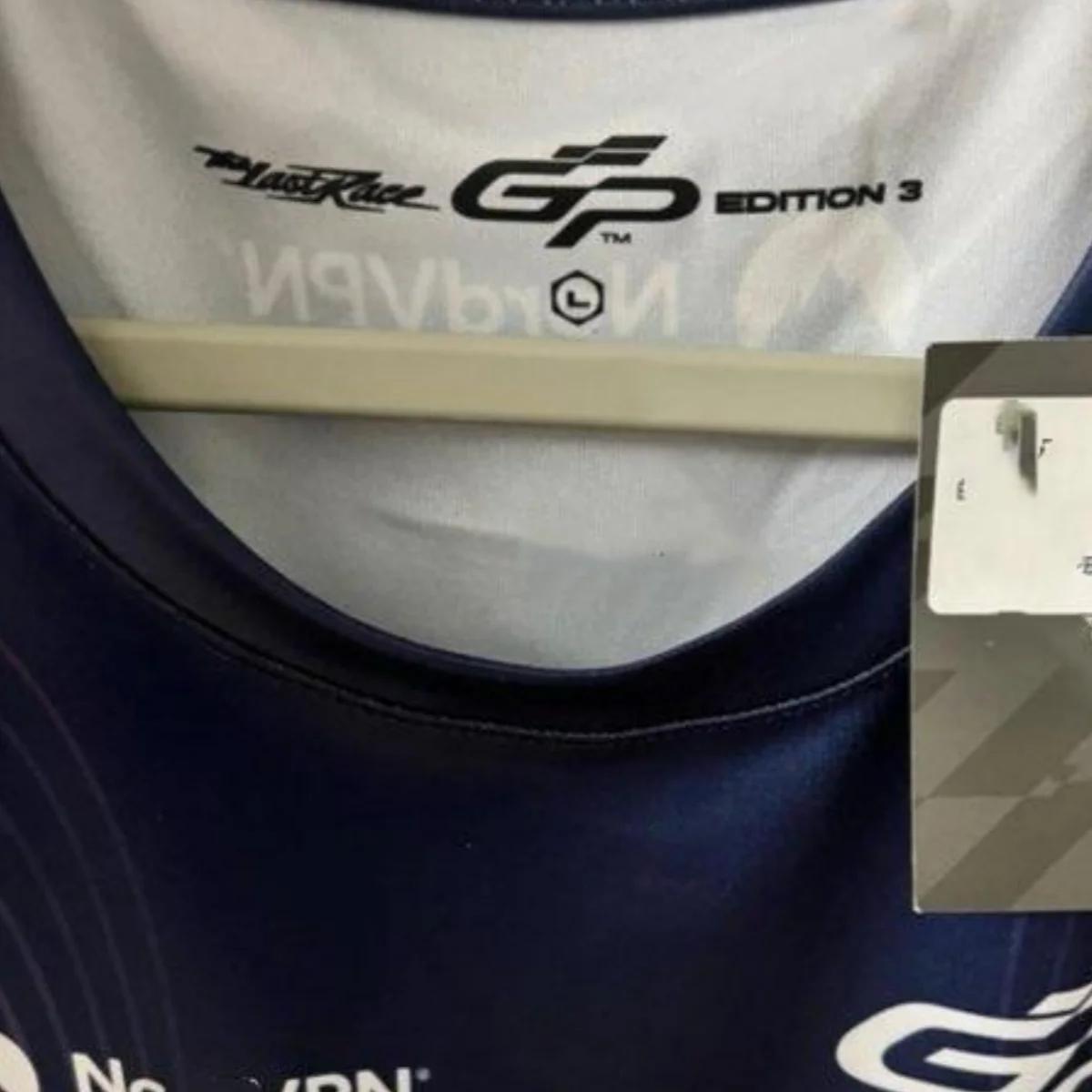 Avec des étiquettes de taille imprimer GP3 EXPLORER Fans uniformes de l'équipe hommes femmes respira