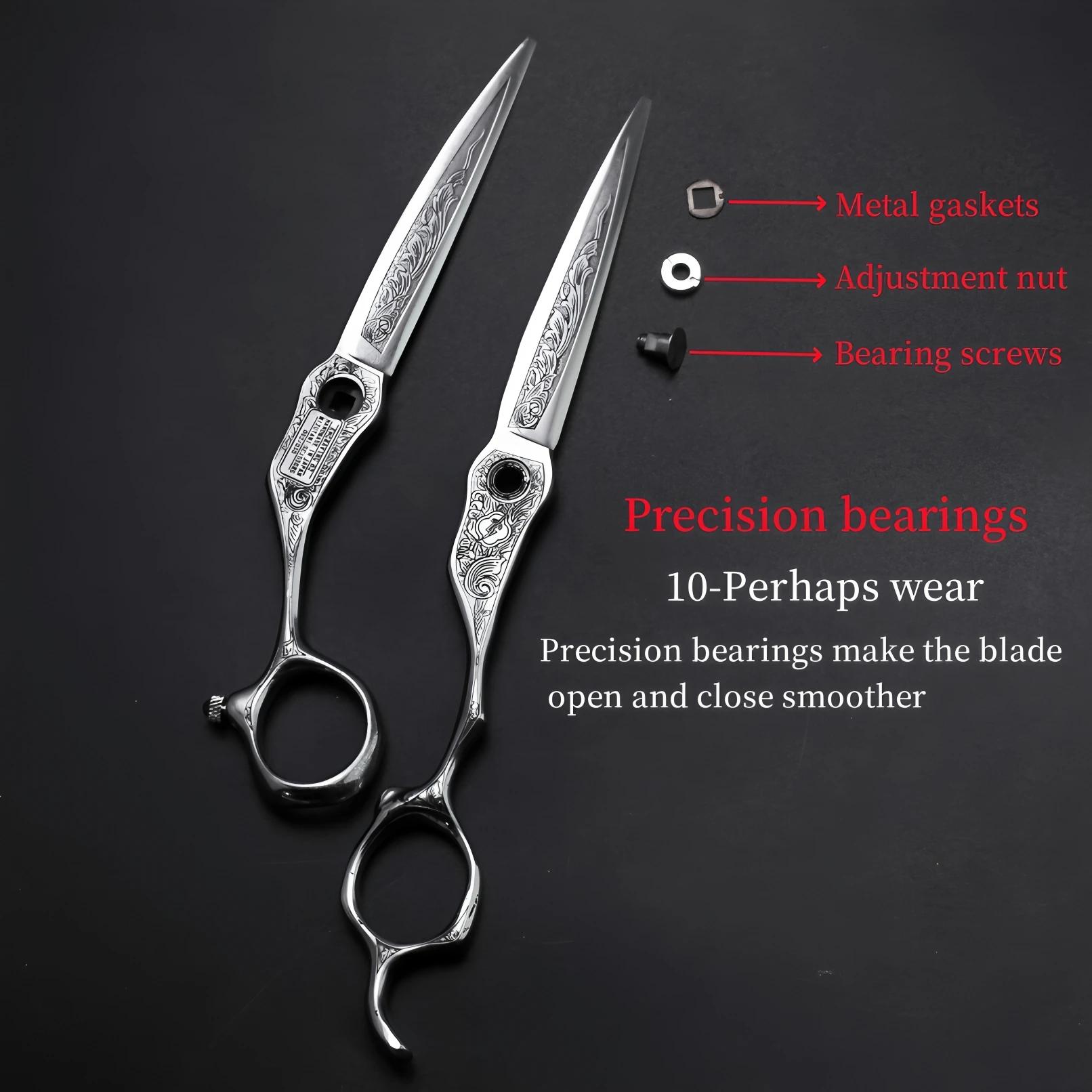 HISADA ciseaux ciseaux de coiffure professionnels 6.0/6.5/7.0 pouces ciseaux VG10 matériel haut de g