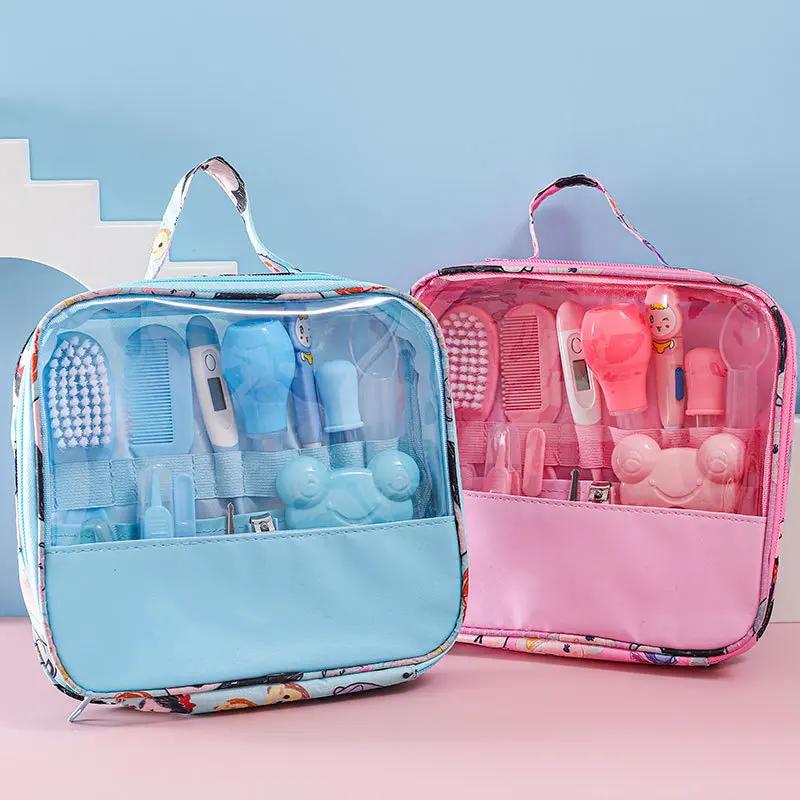 Kit de soins pour bébé 13 pièces/ensemble, ensemble de soins capillaires et ongulaires pour enfants,