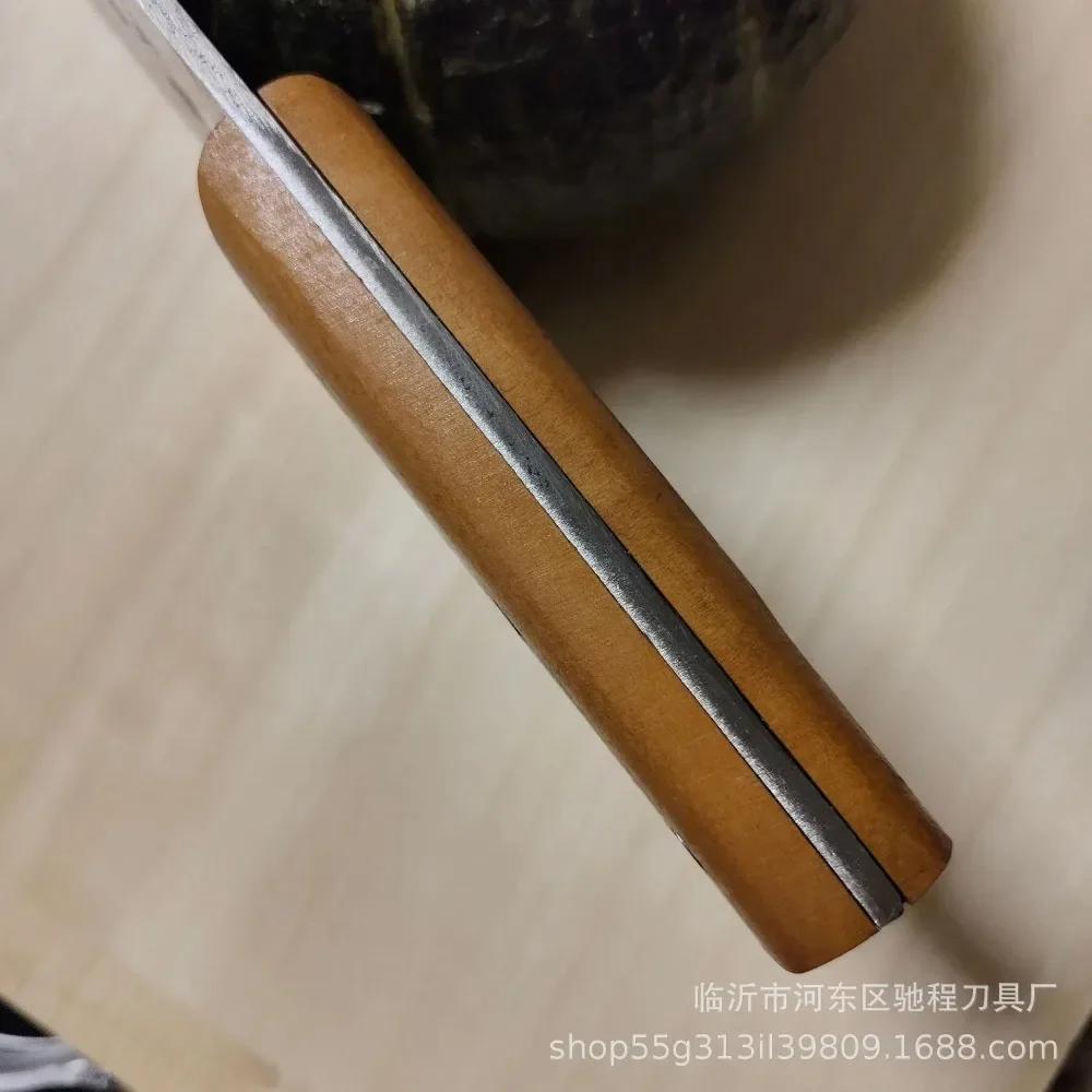 SHUOJI Master couteau de cuisine fait à la main forgé couteau en acier à haute teneur en carbone cou
