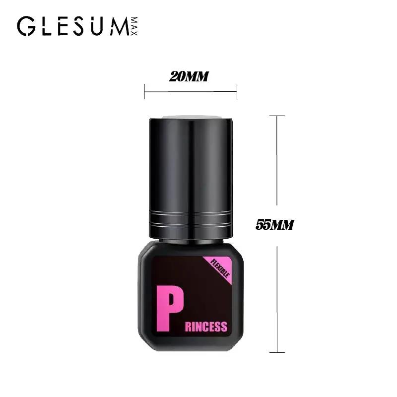 Glesum 5 bouteilles de colle princesse pour extensions de cils, faites-le vous-même, 5 ml, séchage r