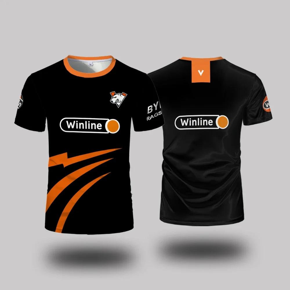 Uniformes du club d'e-sport Virtus.Pro, t-shirt respirant pour hommes et femmes, vêtements d'été déc