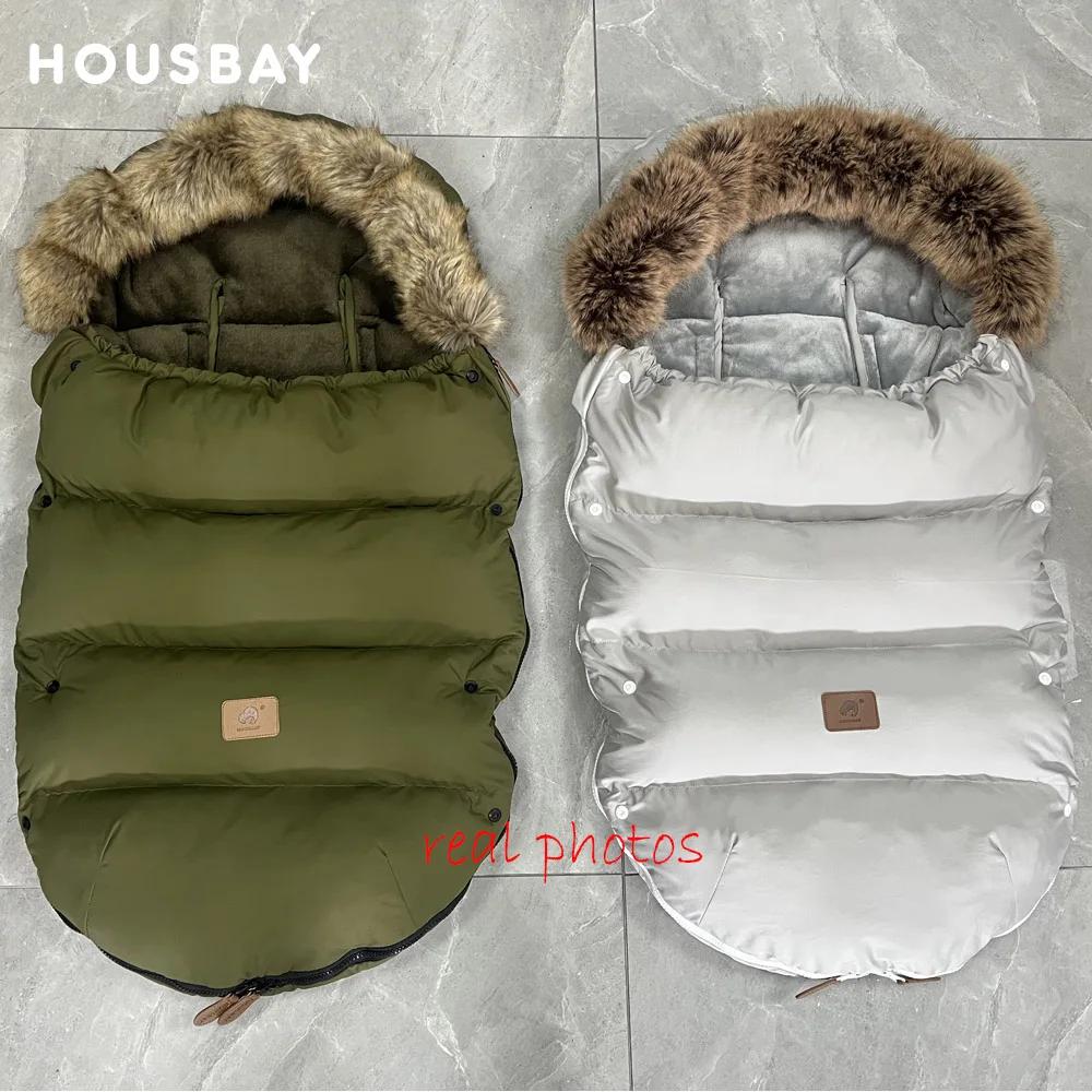 Poussette chancelière coupe-vent pour bébé de 0 à 24 mois, sac enveloppe chaud, décharge, accessoire
