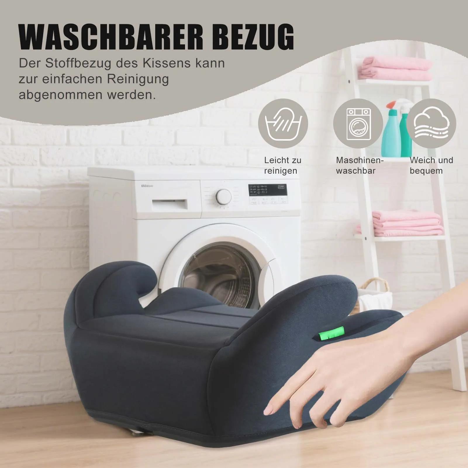Siège rehausseur sécurité enfant norme I-Size - Harnais 3 points portable 6-10 ans 125-150 cm