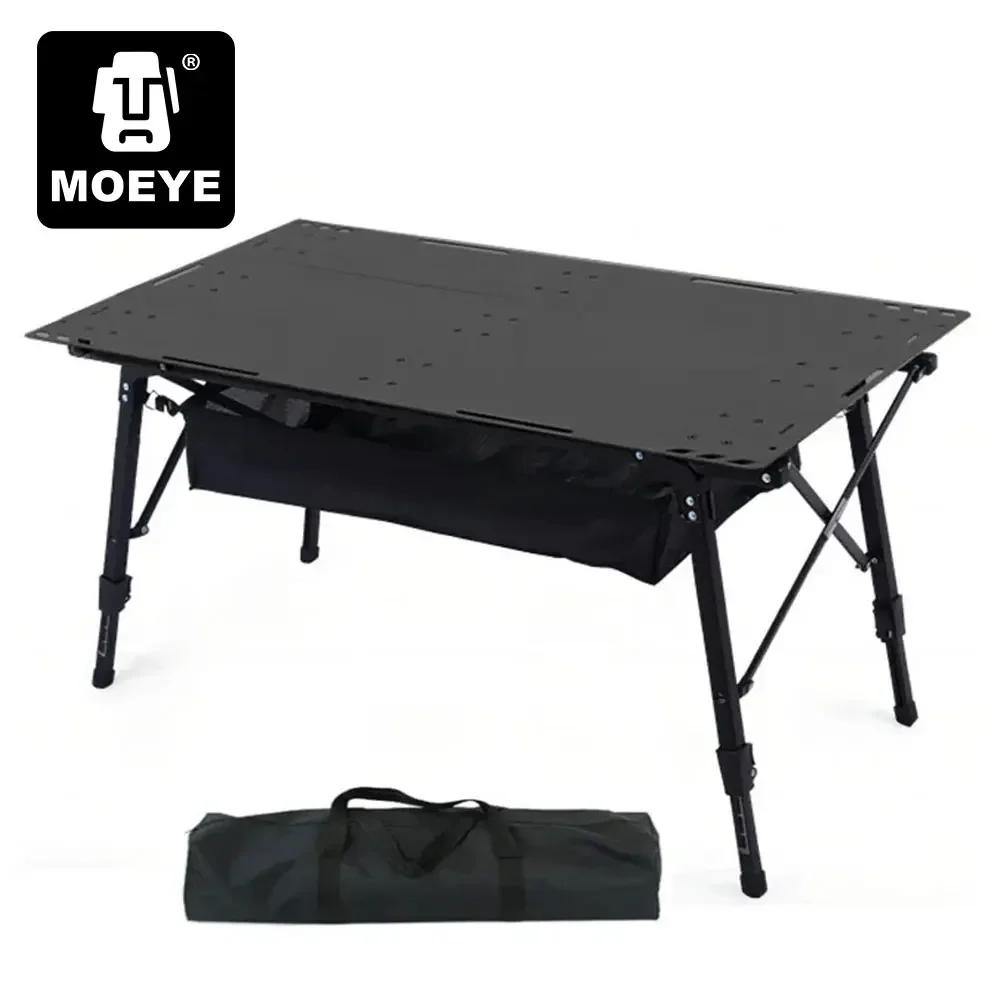 MOEYE Table tactique de Camping en alliage d'aluminium Table pliante Portable Tables de pique-nique 