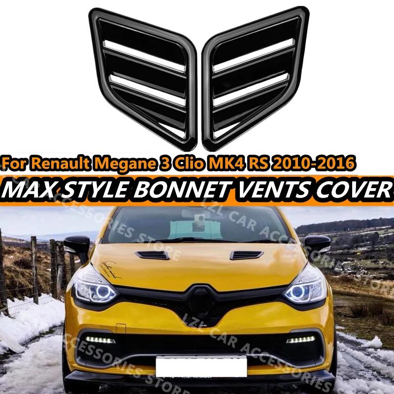 2X ventilation de capot de moteur pour Renault Megane 3 RS Clio MK4 2010-2016 persiennes couvercle d