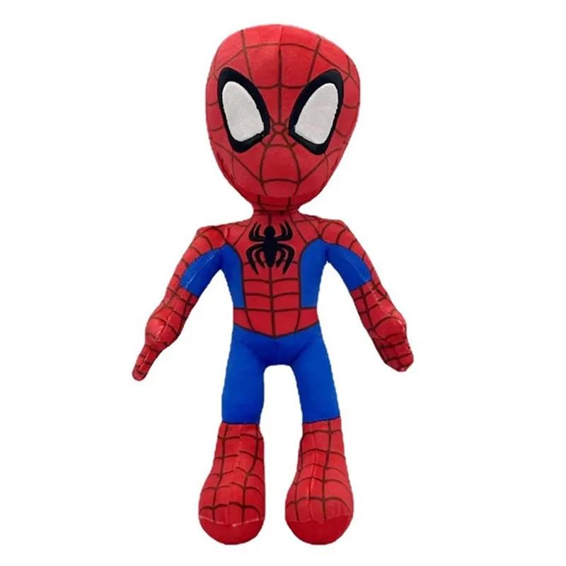 Jouets en peluche Anime Avengers Spiderman de 32CM, poupées Spider-Verse Gwen Peter Parker Noir, jou