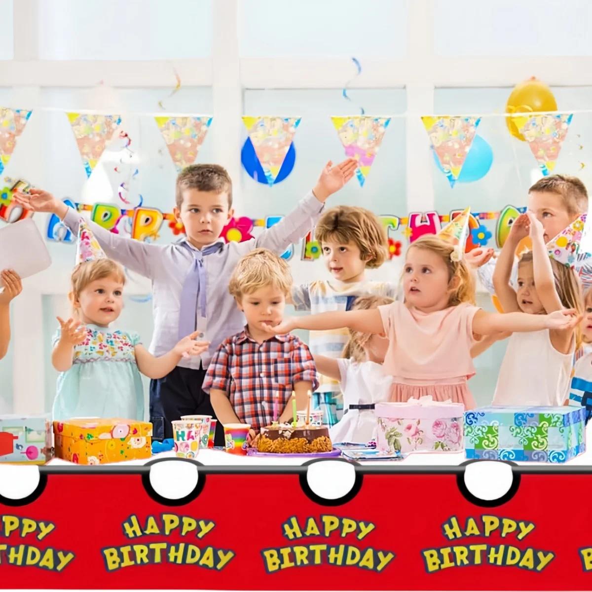 Nappe Pokemon pour Décoration de ixd'Anniversaire, Couverture de Table, Pikachu, Poulet, Grill, Baby