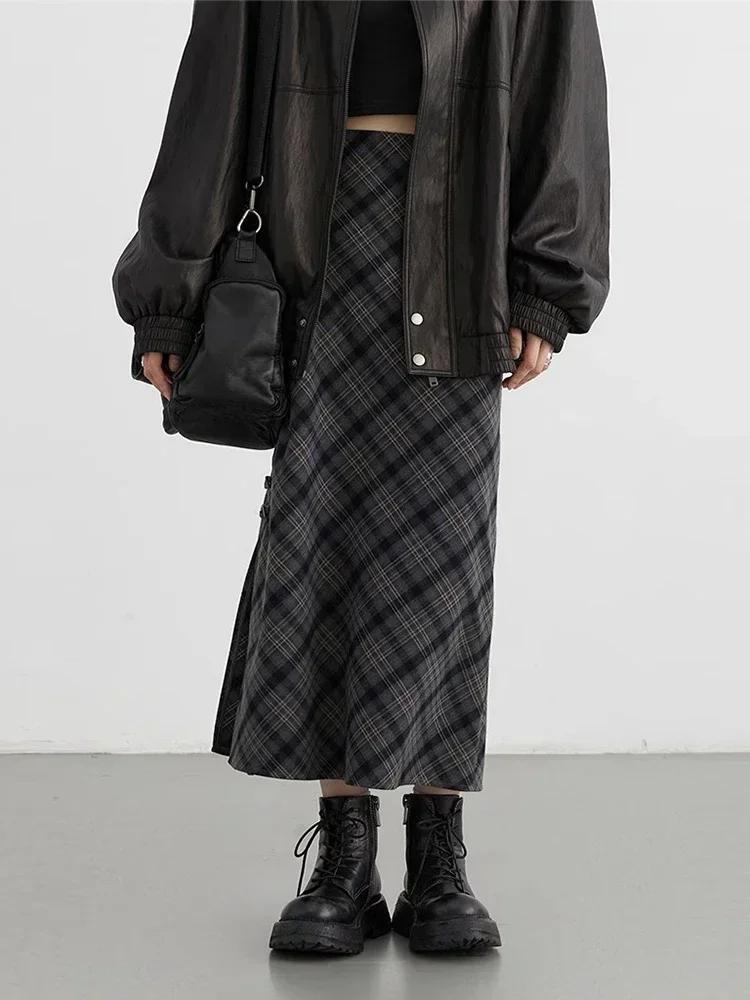 CHIC VEN – jupe longue décontractée pour femmes, nouveau Style doux et Cool, taille haute, fente à c