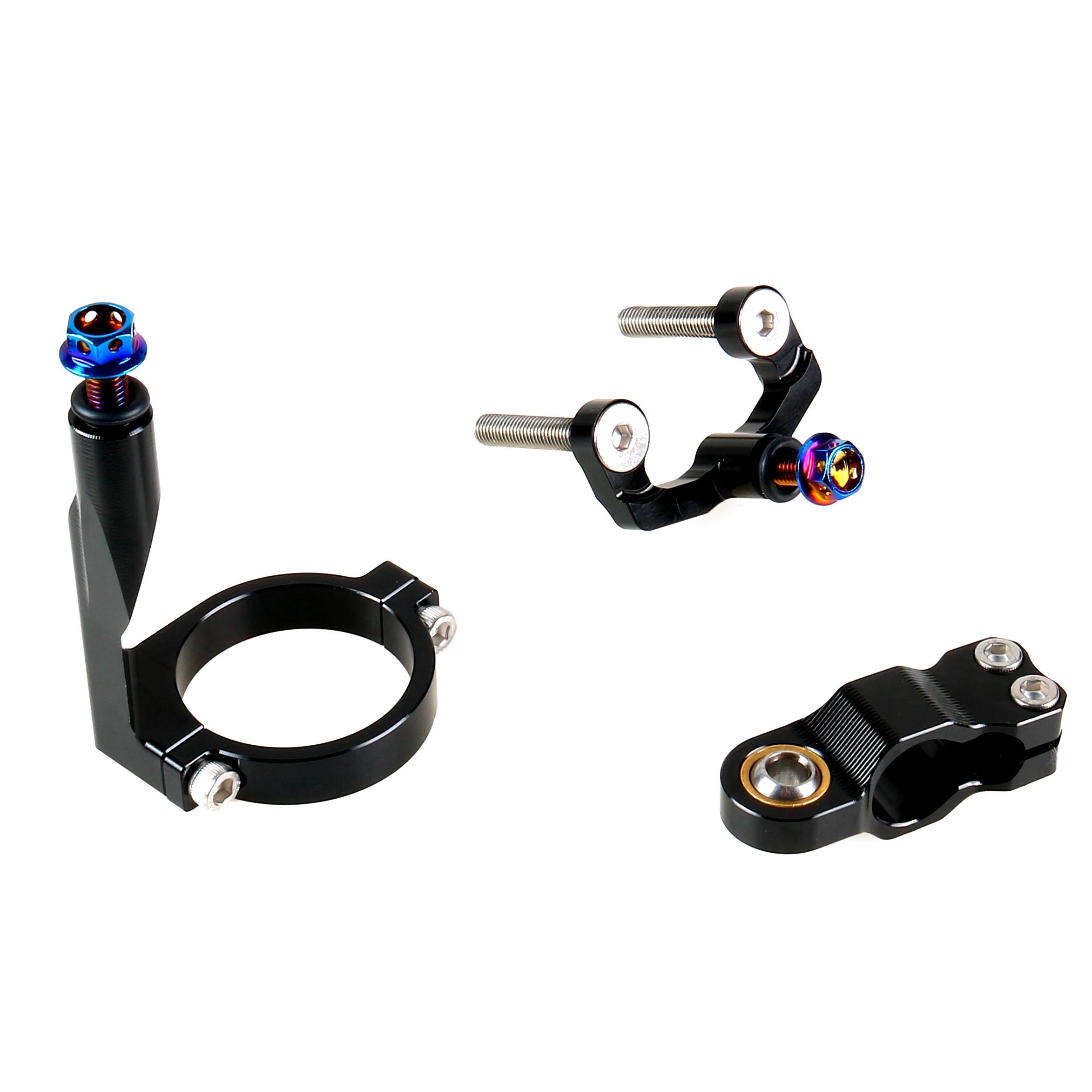 Amortisseur de stabilisateur CNC pour moto, support de montage de direction complet pour Aprilia RS6