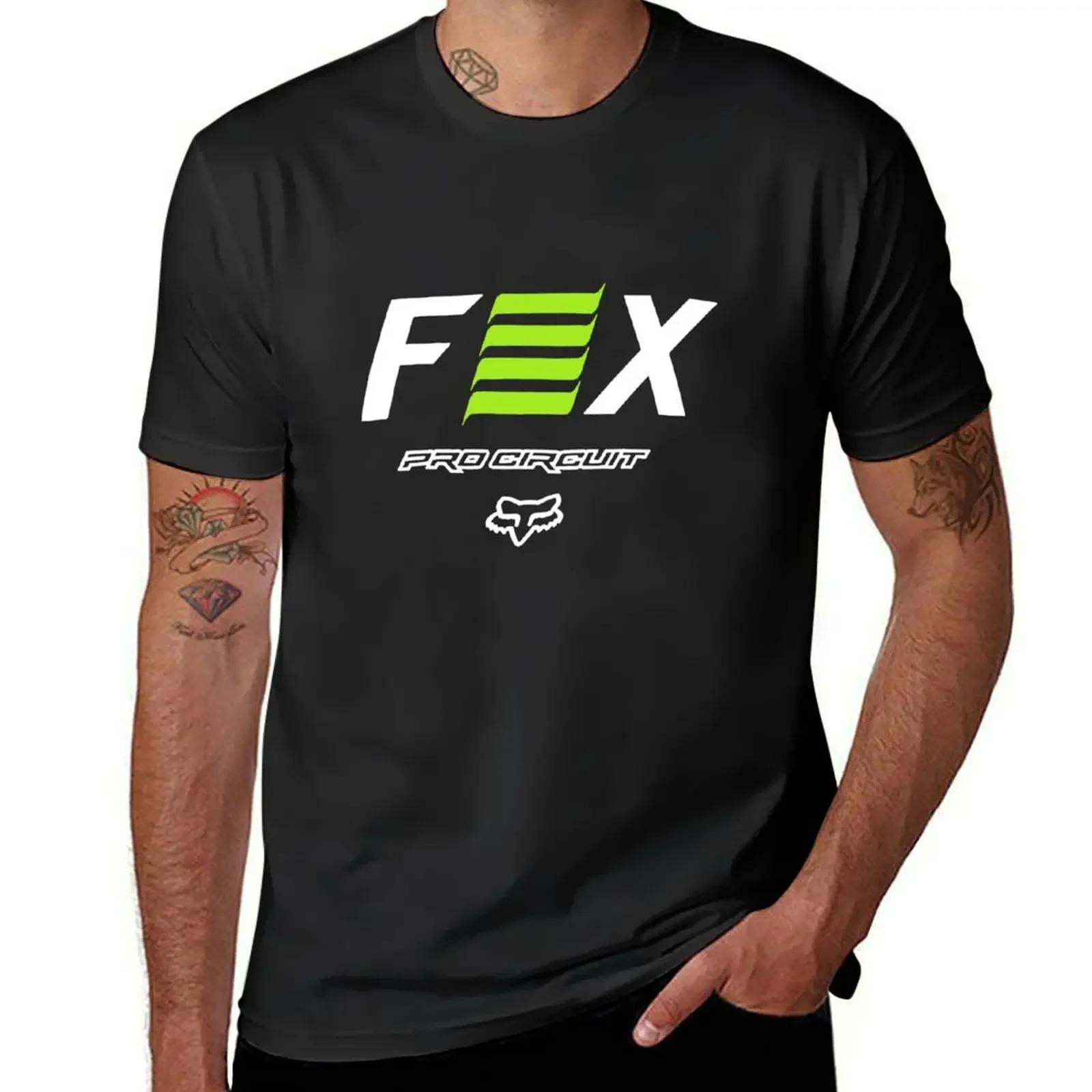 Fox-T-Shirt à Manches Courtes pour Homme, Vêtement Pro Circuit, à vaccage Rapide, PO gy, Sublime Ani
