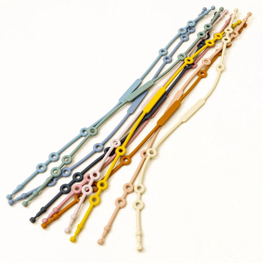 Clips de sucette en Silicone souple pour bébé, chaîne de dentition, jouet pour bébé, porte-mamelon r