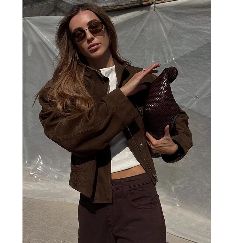 Vestes d'automne pour femmes, nouvelle mode, grande poche, élégantes, amples et chaudes, manteaux Ch