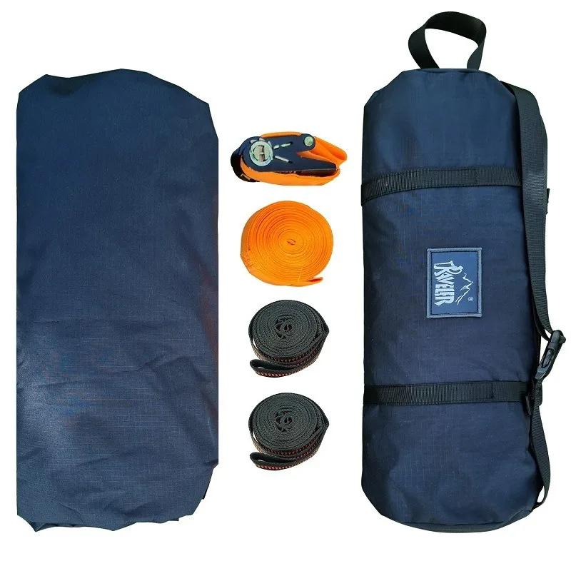 Chemise triangulaire de camping en plein air, anti-flexion, tissu Oxford, avec tendeur, 400x400x300c